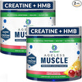 BioTrust Ageless Muscle Builder - Creatine HMB Powder with Vitamin D3 & Betaine - Build & Preserve Naturally Declining Muscle Mass & Strength - Fruit Punch, 60 Servings