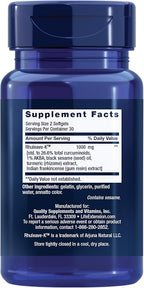Life Extension Fast Acting Relief, Black Sesame Seeds, Turmeric, Boswellia, Joint Support Supplement, Quick Relief for discomfort in Bones, Joints & Muscles, Gluten-Free, Non-GMO, 60 softgels