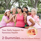 Boost Beacon Women's Probiotic Gummies for Feminine Health | Cranberry Gummies for pH Balance & UTI Prevention | Vitamin C | Hormonal Support | 60ct Supplement Natural