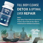 90,000 MG Detox and Cleanse, Body Detox for Men & Women, Fast Detoxification, Kidney Cleanse & Repair, Natural Herbal Premium Formula for Liver, Digestion & Mood, 60 Caps