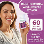 Vision Nutra Fertility Support Supplement for Women | for Hormonal Balance & May Support Menstrual Regularity | Fertilova 60 Vegan Capsules - 2 Month Supply