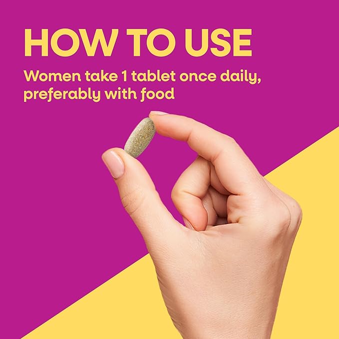 Nature’s Way Alive! Ultra Potency Multivitamin for Women 50 Plus, Complete High Potency Formula with Vitamin D3, C, E, Methylated B12, Supports, Heart, Brain, and Bone Health*, 60 Tablets