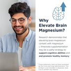 Designs for Health NeuroMag Bioavailable Magnesium L-Threonate - Chelated Magnesium Supplement from Magtein for Brain Health & Cognitive Function, Support Focus & Sleep* (90 Vegan Capsules)