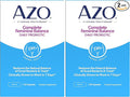 AZO Complete Feminine Balance Daily Vaginal Probiotics for Women,Clinically Proven to Help Protect Vaginal Health,Helps Balance pH and Yeast,60 Count (Pack of 2)