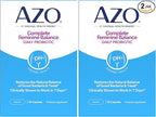 AZO Complete Feminine Balance Daily Vaginal Probiotics for Women,Clinically Proven to Help Protect Vaginal Health,Helps Balance pH and Yeast,60 Count (Pack of 2)