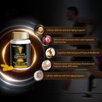 L-Ergothioneine 50mg of Ultra-Pure, Antioxidant Dietary Supplement, Cellular Health, Cognitive Health, Longevity, Gluten-Free, Vegetarian, Non-GMO