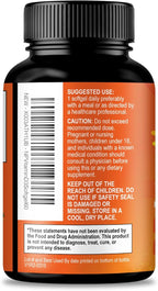 Vitamin D-3 5000 IU (125 mcg) Per Serving Softgels - Extra Strength Vitamins D Dietary Supplement for Bone, Teeth, Muscle Health & Immune Support, Rapid Absorbtion USA Bottled, Gluten Free - 60 Count