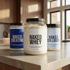 NAKED Whey 2LB 100% Grass Fed Whey Protein Powder - Only 1 Ingredient, Unflavored Whey Protein, NSF Certified, Undenatured, Gluten Free, Soy Free, No GMOs, No Preservatives