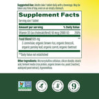 MegaFood Vitamin D3 2000 IU (50 mcg) - Vitamin D Supplements with Real Food, Immune Support, Supports Bones, Teeth & Muscles, Vegetarian, Certified Non-GMO, Kosher – 60 Tablets, 60 Servings