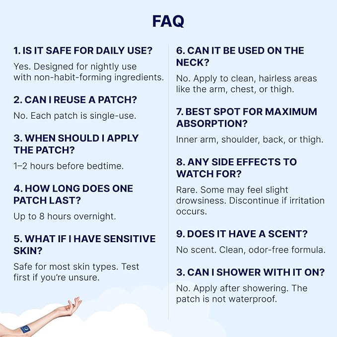 Wellamoon Original Sleep Patches for Adults Extra Strength | Easy-to-Apply Sleep Patch with Melatonin & Valerian | Relax & Wake Up Refreshed | Long-Lasting Night Comfort for Men & Women | 28 Patches