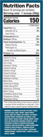 Vega Organic All-in-One Vegan Protein Powder, French Vanilla -Superfood Ingredients, Vitamins for Immunity Support, Keto Friendly, Pea Protein for Women & Men, 1.5 lbs (Pack of 1)