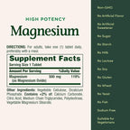 Nature's Bounty Magnesium, Mineral Supplement, Supports Bone and Muscle Health, 500 mg, Coated Tablets, 100 Count