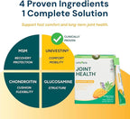 Glucosamine, Chondroitin, MSM and Univestin, All-in-one Joint Support, Easy to Carry, Mango Flavor (30-Day Supply)