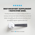 Gains in Bulk Instantized Creatine Monohydrate for Men & Women, Soluble Pre Workout Powder, Supports Muscle Building, Strength and Performance, Bodybuilding Supplements, Blue Raspberry, 30 Servings