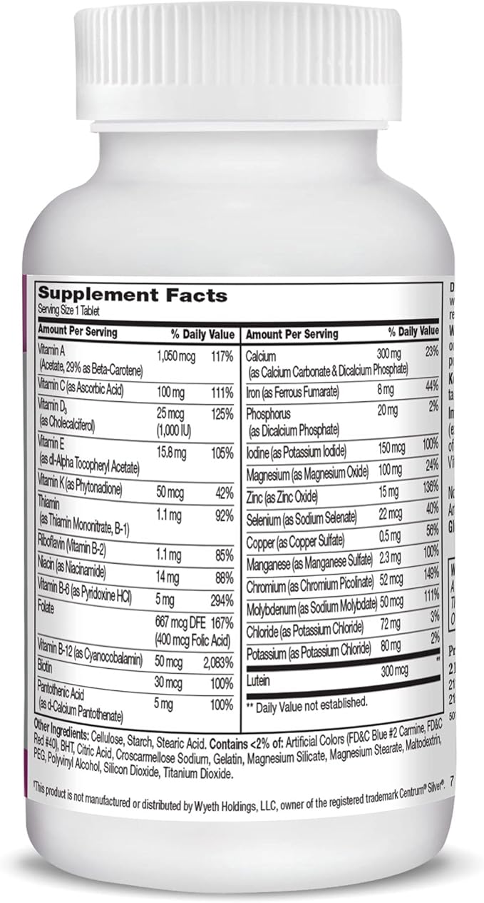 21st Century Sentry Senior Women 50 Plus Tablets, 100 Count (27542)