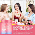 Vaginal Probiotics Gummies, Premium Feminine Balance Gummies for Women, Vaginal Probiotics for Women pH Health Supplement, Promote Healthy Vaginal Odor & Vaginal Flora, 60 Count