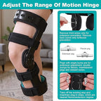 OA Unloader Knee Brace with Double Upright ACL PCL Support - Adjustable Osteoarthritis & Bone-on-Bone Pain Relief, Post Op Knee Immobilizer for Meniscus Tear, Arthritis, Sports Injuries for Men & Women (Right, Medium)