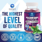 Magnesium Citrate Gummy - High Absorption Magnesium Gummies for Adults & Kids - Enhanced Bioavailability Form Mag Citrate Supplement - Improved Vegan Formula - Delicious Raspberry Flavor - 120 Gummies