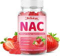 NAC Gummies for Adults & Kids 1000mg Per Serving, NAC Supplement N-Acetyl Cysteine for Immune, Glutathione & Antioxidant Support, Sugar-Free Vegan Strawberry Flavor, 60 Count