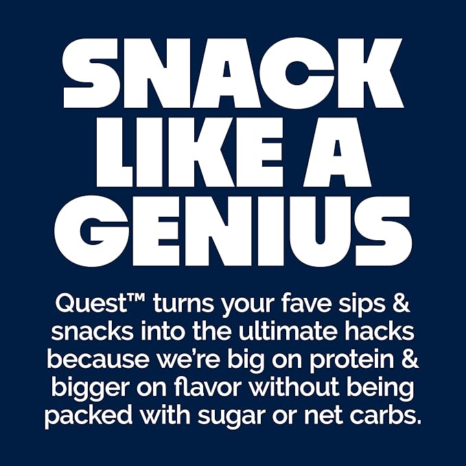 Quest Nutrition Cheese Crackers, Zesty Ranch Flavor, 10g Protein, 5g Net Carbs, High Protein, 12 Count