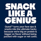 Quest Nutrition Cheese Crackers, Zesty Ranch Flavor, 10g Protein, 5g Net Carbs, High Protein, 4 Count