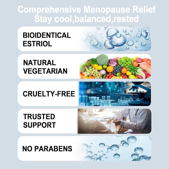 Bioidentical Estriol Cream for Women, Intimate Moisturizing Cream for Vaginal Dryness & Discomfort, Menopause Support (Peach Flavor)