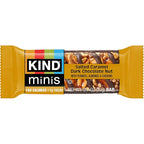 KIND Mini Snack Bars Variety Pack, Gluten Free, Low Sugar, Low Calorie Snacks, Salted Caramel Dark Chocolate Nut, Dark Chocolate Almond Coconut, 20 Count