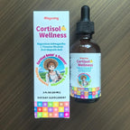 Cortisol Supplement Drops, 18-in-1 Cortisol Detox w. Magnesium Glycinate&Ashwagandha, L-Theanine, Phosphatidylserine, Hormone Balanced for Women, Mood Focus, Promote Seep