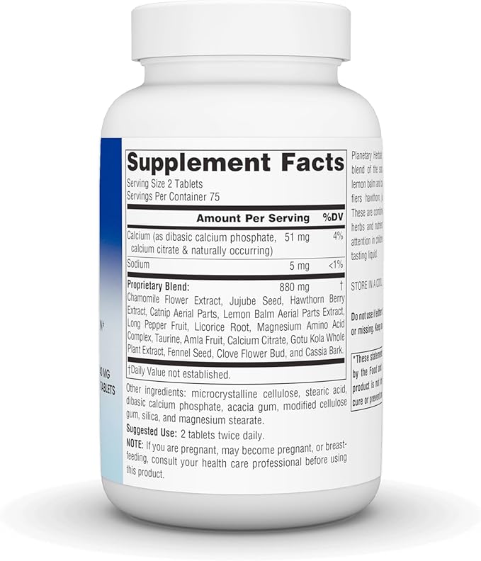 Planetary Herbals Calm Child, Supports Calm Focused Attention*, 440 mg - 150 Tablets