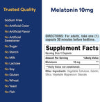 Puritan's Pride Premium Super Strength Melatonin 10mg Sleep Aid, Dietary Supplement for Sound, Restful, & Longer Sleep Support, 4 Month Supply, 120 Rapid Release Capsules, 2 Pack (Packaging May Vary)
