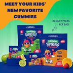 Sour Punch Superfood Gummies for Kids – Kids Multivitamin Gummies with 16 Fruits & Vegetables, Fiber, Zinc & Iodine – Immune & Wellness Support, Great Tasting