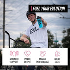Evlution Nutrition Creatine Energy - Supports Muscle Growth, Boosts Energy, Endurance & Cognition - 5g Pure Creatine Monohydrate Per Serving - B + C Vitamin Complex - 30 Servings - Pink Lemonade