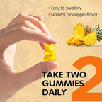 Alpha Lipoic Acid Gummies 1000Mg with Biotin, High Absorption Chewable ALA Supplement for Antioxidant, Brain Health and Nerve Support, Pineapple Flavor, Sugar Free, 60 Chews