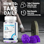 Ultra Peak XL Gummies for Men, Official UltraPeak XL Male Gummys with All Natural Ingredients, Ultra PeakXL Maximum Strength Health and Wellness Multivitamin Supplement Formula Gummys (60 Gummies)