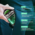 Creatine Gummies for Men & Women - Chewable Creatine Monohydrate Gummies for Muscle Strength, Improving Endurance & Post Workout Recovery - Creatine Supplement - Green Apple Flavors (160 Count)