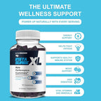 BLUE VIBE Insta Surge XL Performance Gummies, InstaSurgeXL Advanced Overall Health and Daily Natural Performance Formula Supplement, InstaSurge XL Maximum Support (1 Pack - 30 Gummies)