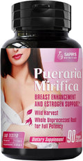 Pueraria Mirifica Capsules 2000mg Daily - Breast Enhancement Pills and Estrogen Supplement for Women and Men, Breast Enlargement Pills for Women and Transgender - Breast Growth Breast Enhancer