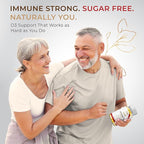 Sugar Free Vitamin D3 Gummies for Adults - Vegan Pectin-Based Gummy Vitamin D - 1,000 IU Natural Lemon Flavor - Gluten Free, Dairy Free, Soy Free Daily D3 Gummies for Women & Men - 60 Count