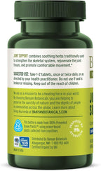 Banyan Botanicals Organic Joint Support–Advanced Mobility & Flexibility Supplement with Boswellia,Guggulu Resin & Turmeric–Natural Lubrication for Cartilage, Bones & Muscles-90 Tablets-USDA Organic