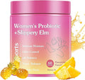 Her Juicy Feminine Probiotic Gummies for Women, Women Probiotic Slippery Elm Gummies, Tropical Pineapple Flavor, Supports pH Balance, Vegan, Gluten Free| 60 Count