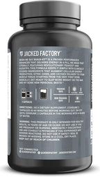 Jacked Factory Build-XT Daily Muscle Builder & Performance Enhancer - Muscle Building Supplement for Muscular Strength & Growth | Trademarked Ingredients Peak02, ElevATP, & Astragin - 60 Veggie Pills