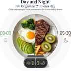 Betife AM PM Pill Organizer 7 Day, Weekly Pill Organizer 2 Times a Day, Daily Pill Box AM PM, Portable Travel Medicine Case, Day and Night Pill Container for Medication, Vitamin or Supplement