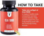 InnoSupps CLA 1000mg - CLA Supplements with Safflower Oil - Supports Metabolism, Lean Muscle Recovery and Growth, Stamina, and Immune Health (30 Capsules)