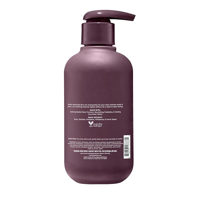 Niches & Nooks Gentle Nooks Cleanser – Fragrance-Free – Unscented Feminine Wash, pH Balanced Intimate Cleanser for Women, Safe for Sensitive Skin, Daily Use – 7 oz