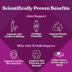 Move & Glow Collagen Pills for Women & Men – Vegetarian Multi-Collagen (Type I-V-X) with 9 Plant-based Superfoods for Skin Health & Joint Support – Biotin, Vitamin C, Vitamin E, 60 Vegetarian Capsules