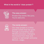 Oath Nutrition Clear Whey Isolate Protein Powder, Pink Lemonade, 20g Complete Protein per Serving, No Added Sugar, Grass-Fed, 18 Servings