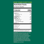CRISP POWER Protein Pretzels, Everything, 28G Protein, High Protein Snack, High Fiber, Low Carb Crunchy Pretzel Snacks, No Added Sugar, 1.75 oz Bags, 6 Pack, Vegan, Keto