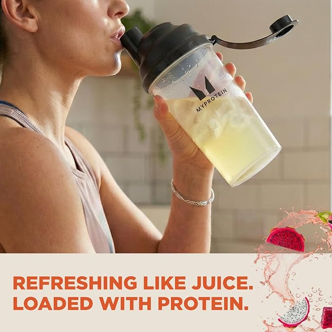 Myprotein Clear Whey Isolate Protein Powder, 15 Servings (0.8lbs) Tropical Dragonfruit, 20g Protein per Serving, Naturally Flavored Drink Mix, Daily Protein Intake for Superior Performance