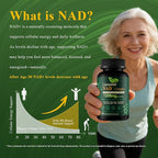 Liposomal NAD+ Supplement with Resveratrol, CoQ10 | Advanced Cellular Support, Nicotinamide Riboside NMN Replacement Premium Antioxidant & Energy